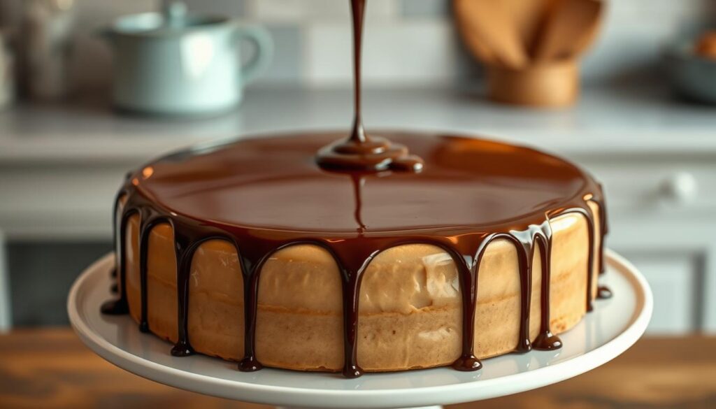 Chocolate Mirror Glaze Technique