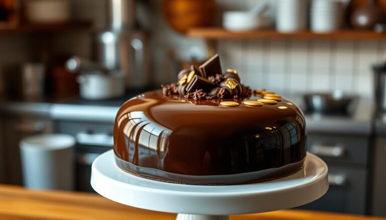 Chocolate Mirror Glaze Technique