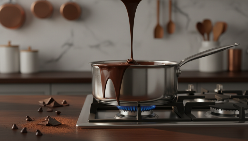 Dark Chocolate Melting