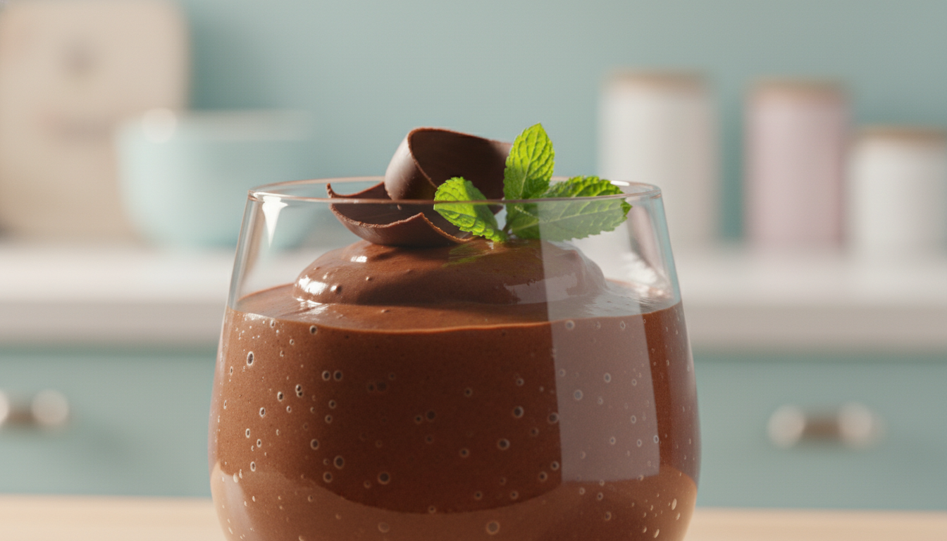 Velvety Dark Chocolate Mousse