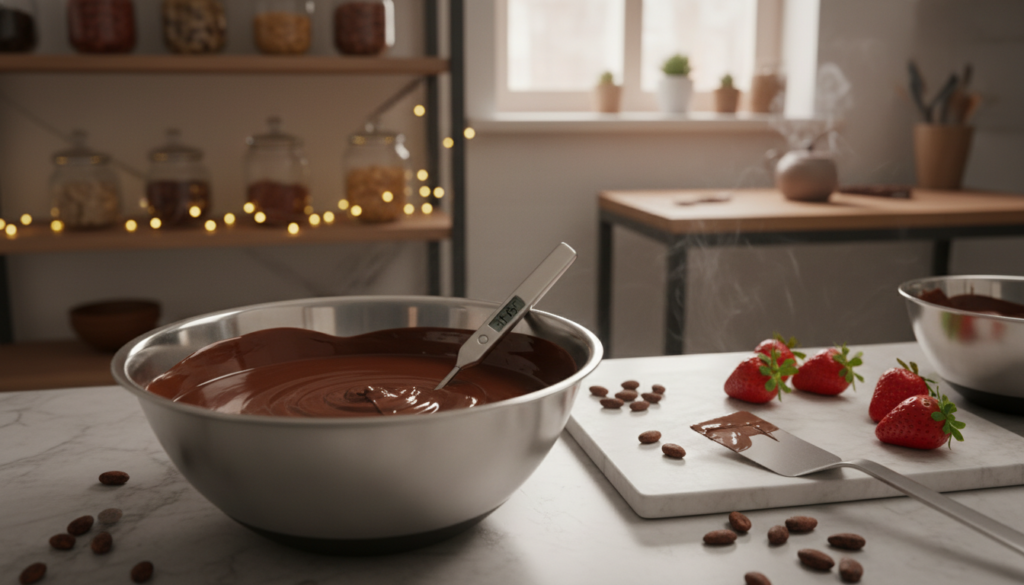 tempering chocolate