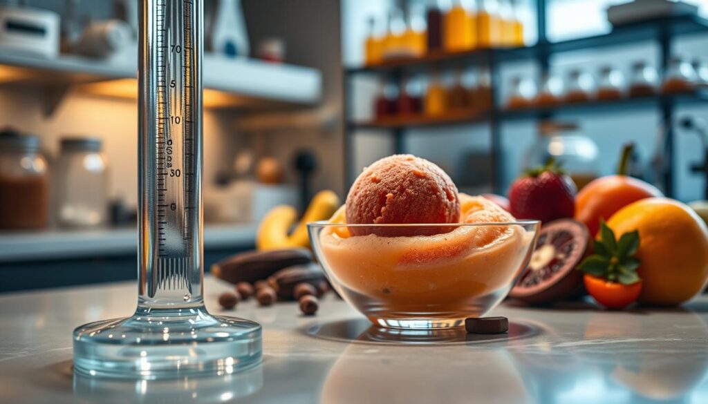 Brix levels in sorbet production