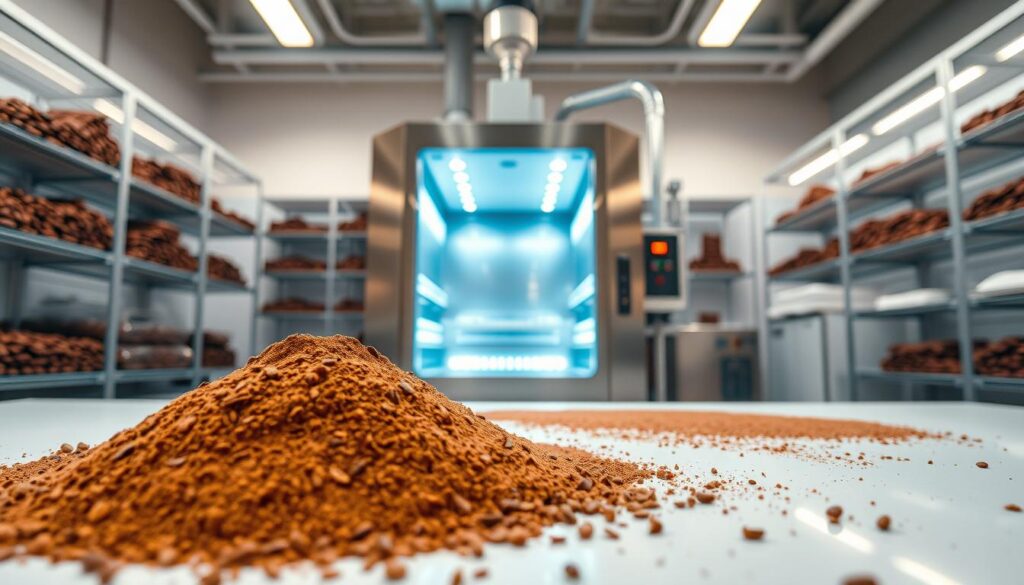 Cold Plasma Sterilization for Cocoa Powder
