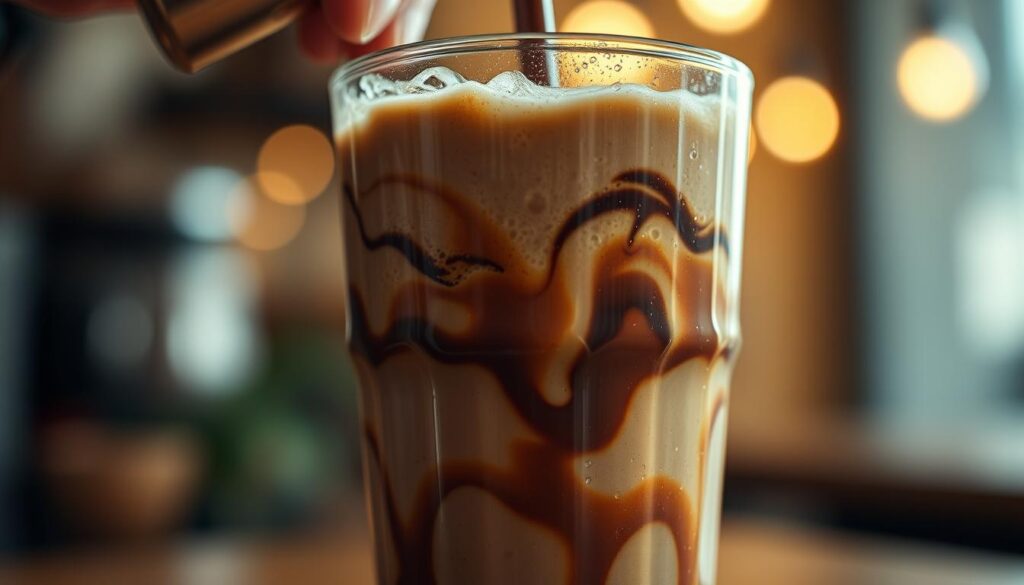 Emulsification in Iced Mochas