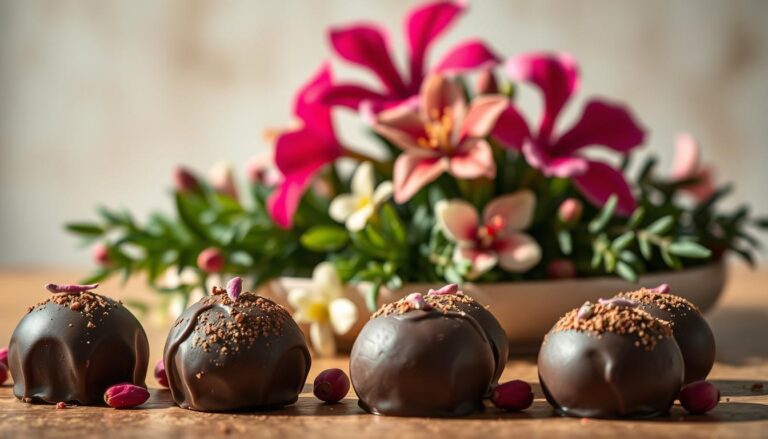 Floral Chocolate Bites