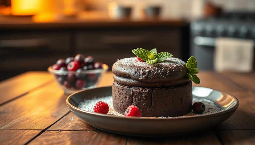 Healthier Chocolate Soufflé