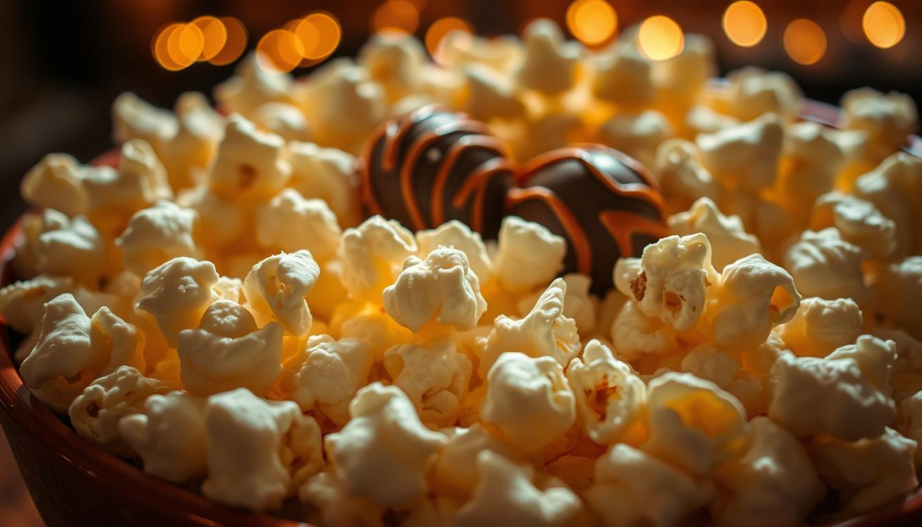 Salted Popcorn Truffles