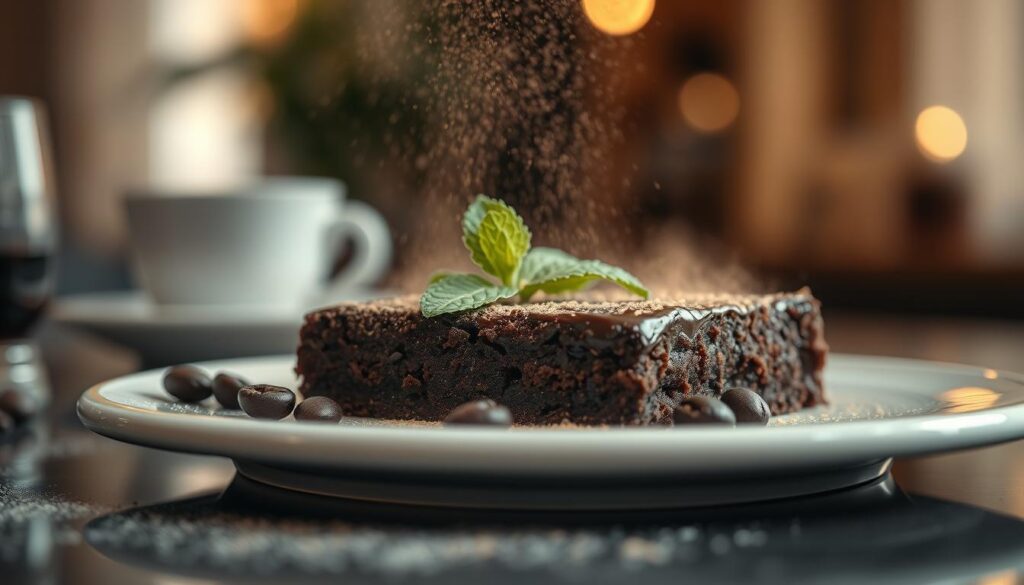 cryogenic cocoa dusting