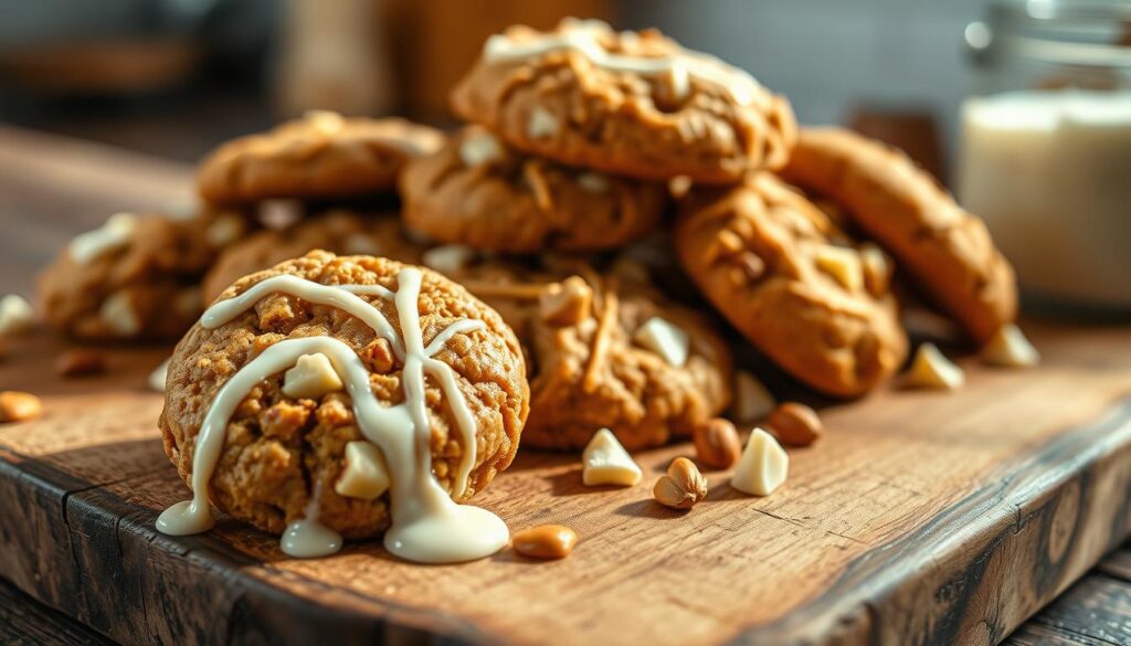 white chocolate and macadamia nuts