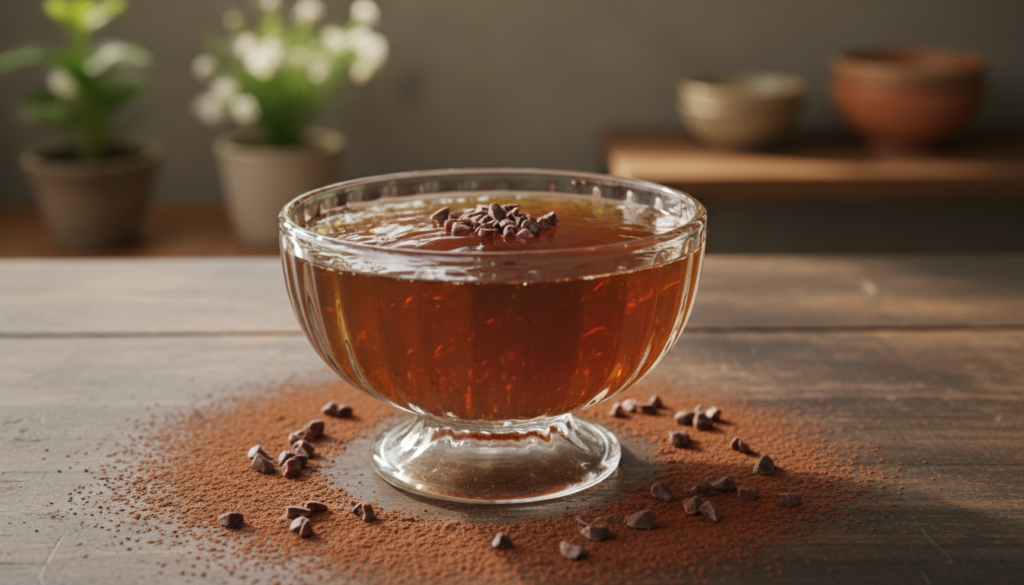 Transparency in Cacao Jelly